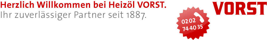 Heizöl VORST in Wuppertal – Ihr zuverlässiger Partner seit 1887